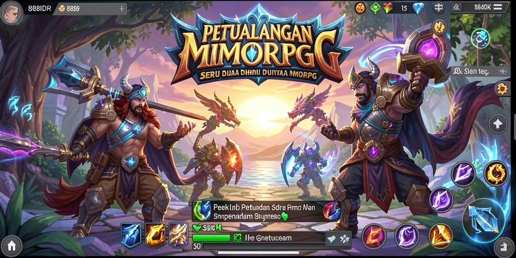Gameplay mendebarkan di dunia luas 888IDR.