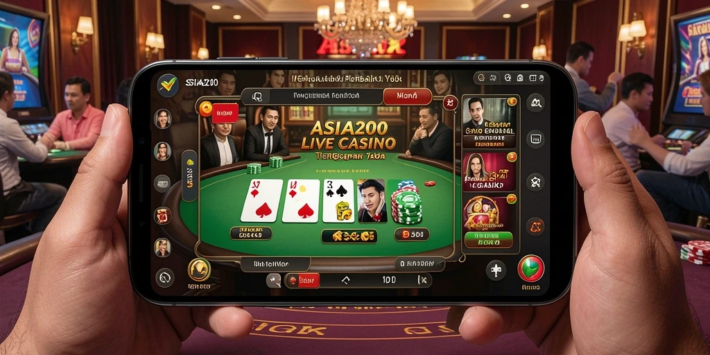 Tampilan gameplay real-time ASIA200 yang menarik dan interaktif.
