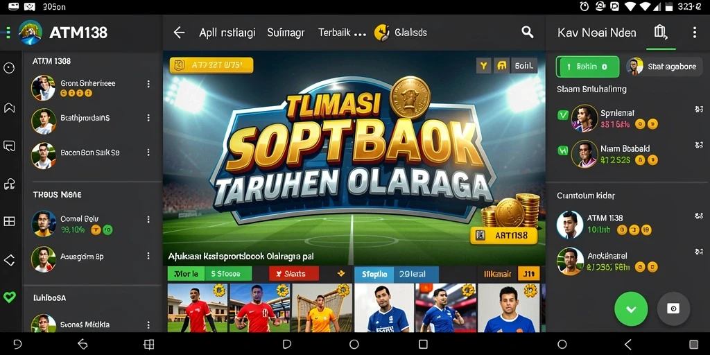 Tampilan gameplay Sportsbook yang menarik dan interaktif.