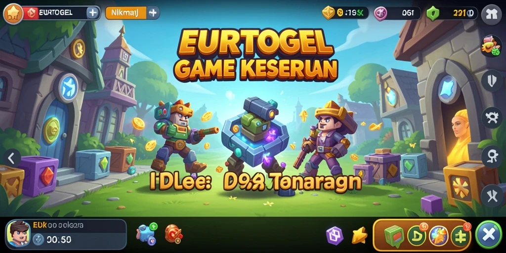 Tampilan gameplay EUROTOGEL yang mengasyikkan dan sederhana.