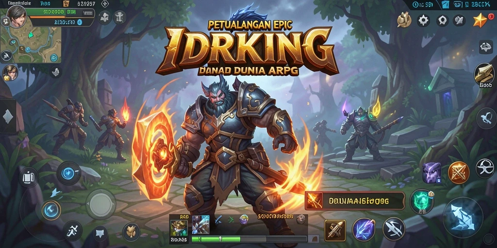 Tangkapan layar gameplay IDRKING yang memukau dan seru.