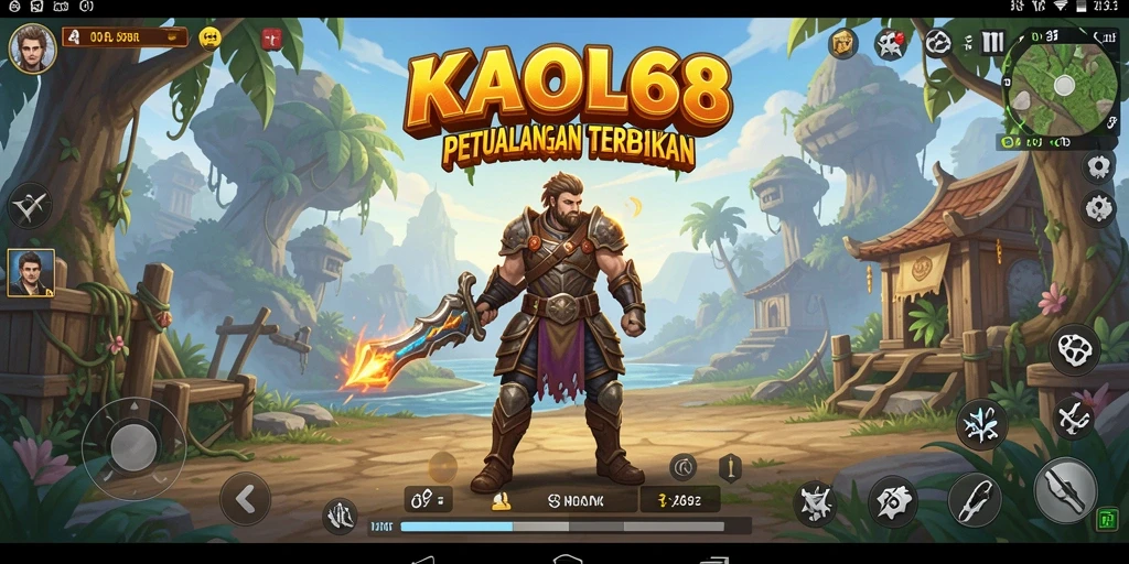 Tampilan gameplay KAOL68 yang menakjubkan di dunia terbuka.