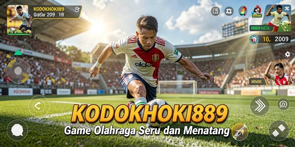 Tampilan gameplay KODOKHOKI889 yang seru dalam olahraga.