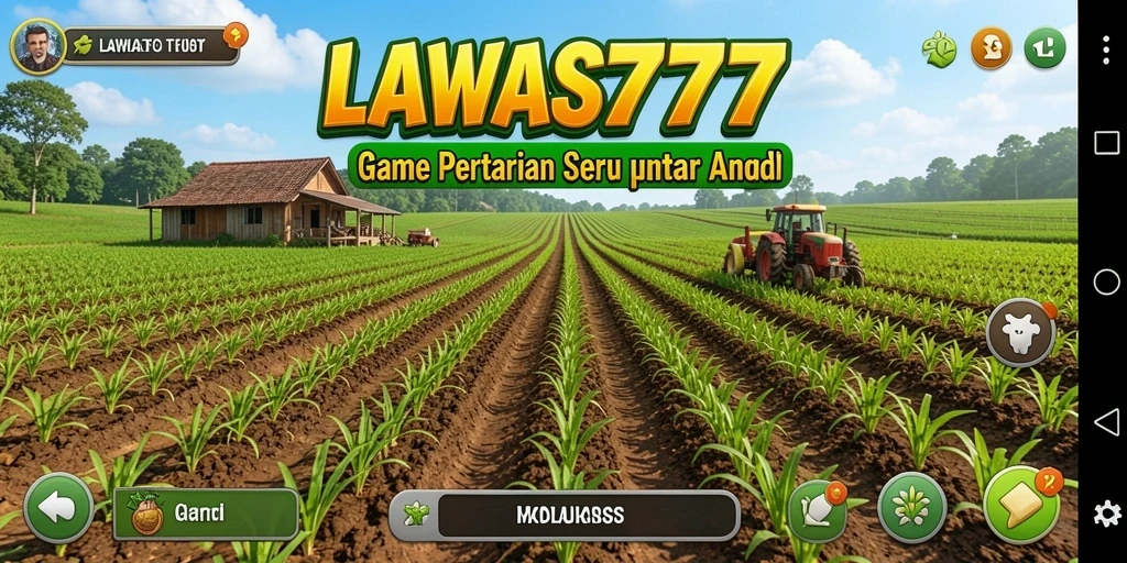 Tampilan gameplay menarik dalam LAWAS777 dengan aktivitas bertani.