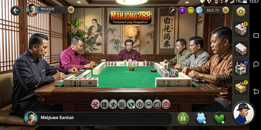Tampilan gameplay menarik dari MAHJONG288 dengan tantangan menyenangkan.