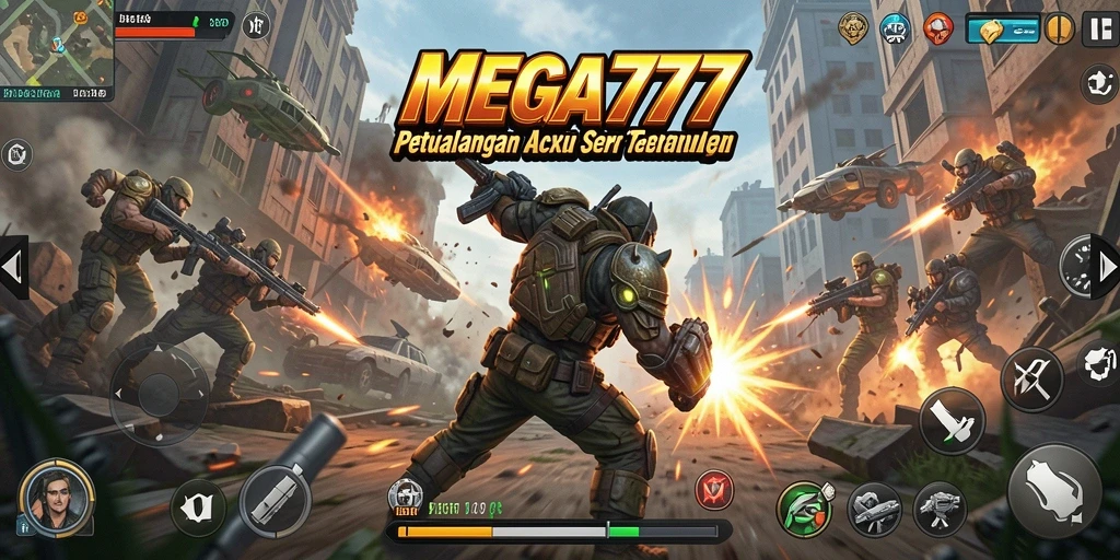 Tampilan seru pertandingan di MEGA777 dengan aksi mendebarkan.