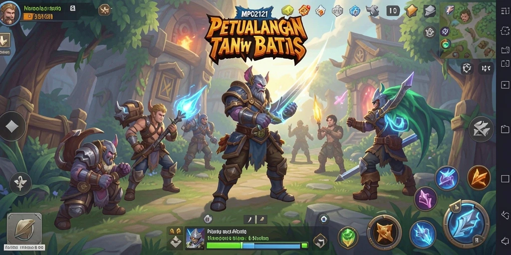 Screenshot gameplay <strong>MPO2121</strong> menunjukkan aksi pertarungan yang mendebarkan.