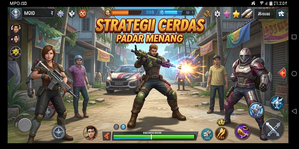 Gameplay MPOID menampilkan pertempuran strategi yang mendebarkan.