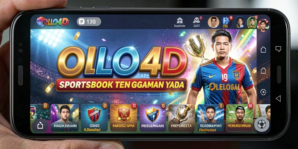 Tampilan menarik OLLO4D dengan fitur taruhan olahraga.