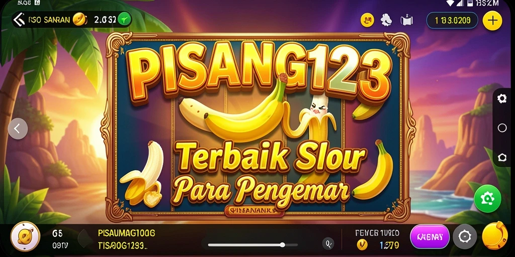 Tampilan menarik dari gameplay Slot PISANG123 yang seru.
