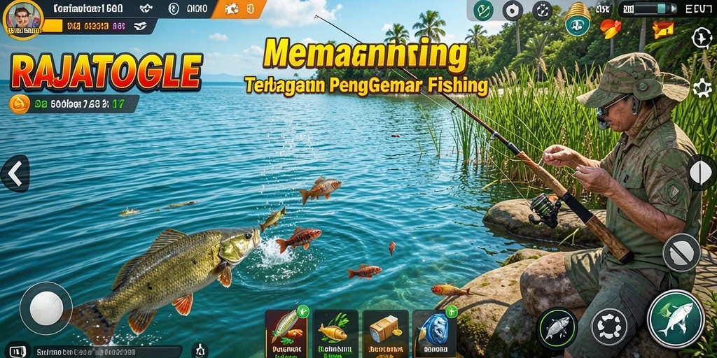 Tangkapan ikan memukau dalam gameplay RAJATOGEL.