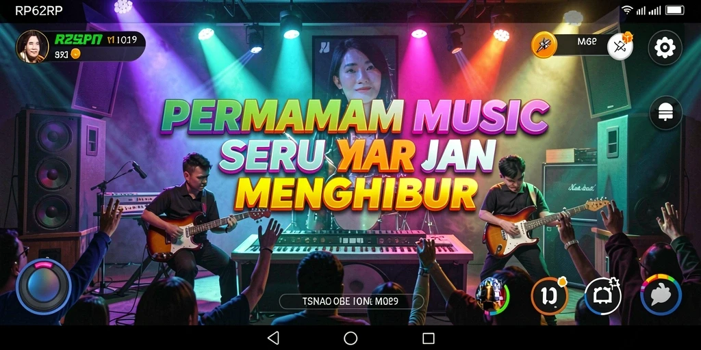 Tampilan gameplay RP62RP yang penuh warna dan interaktif.