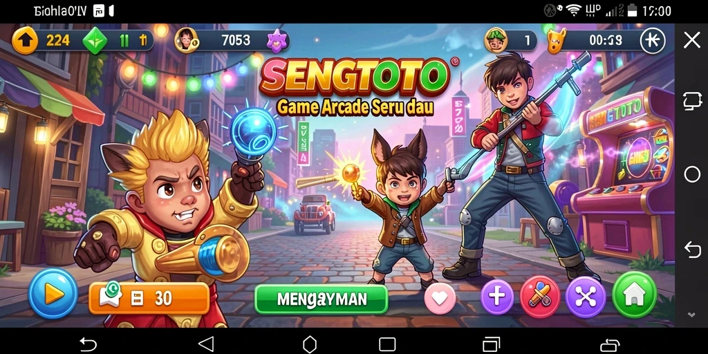 Tampilan gameplay <strong>SENGTOTO</strong> yang penuh warna dan menarik.