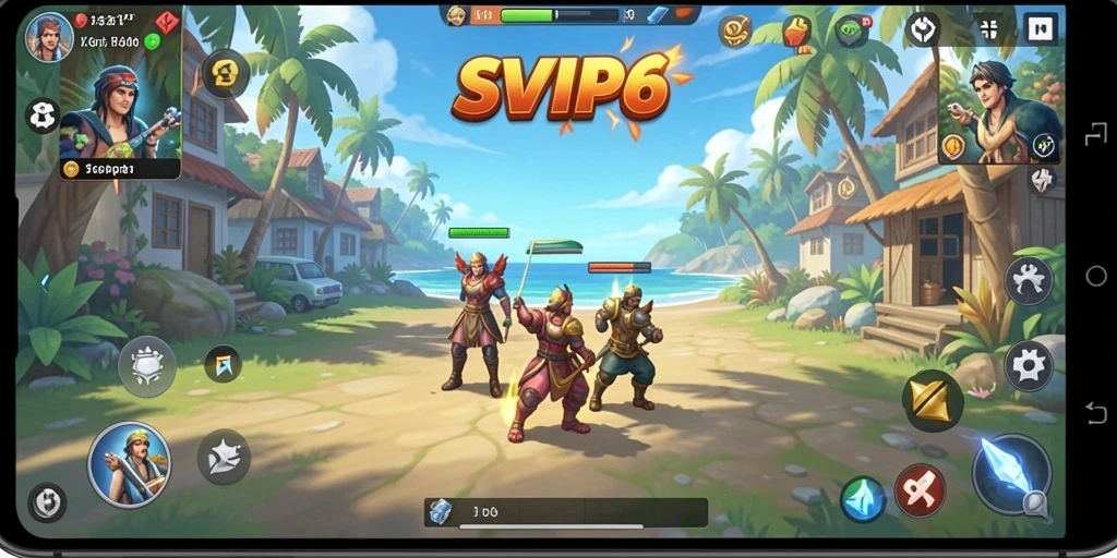 Tampilan gameplay seru dan menyenangkan dari SVIP6.